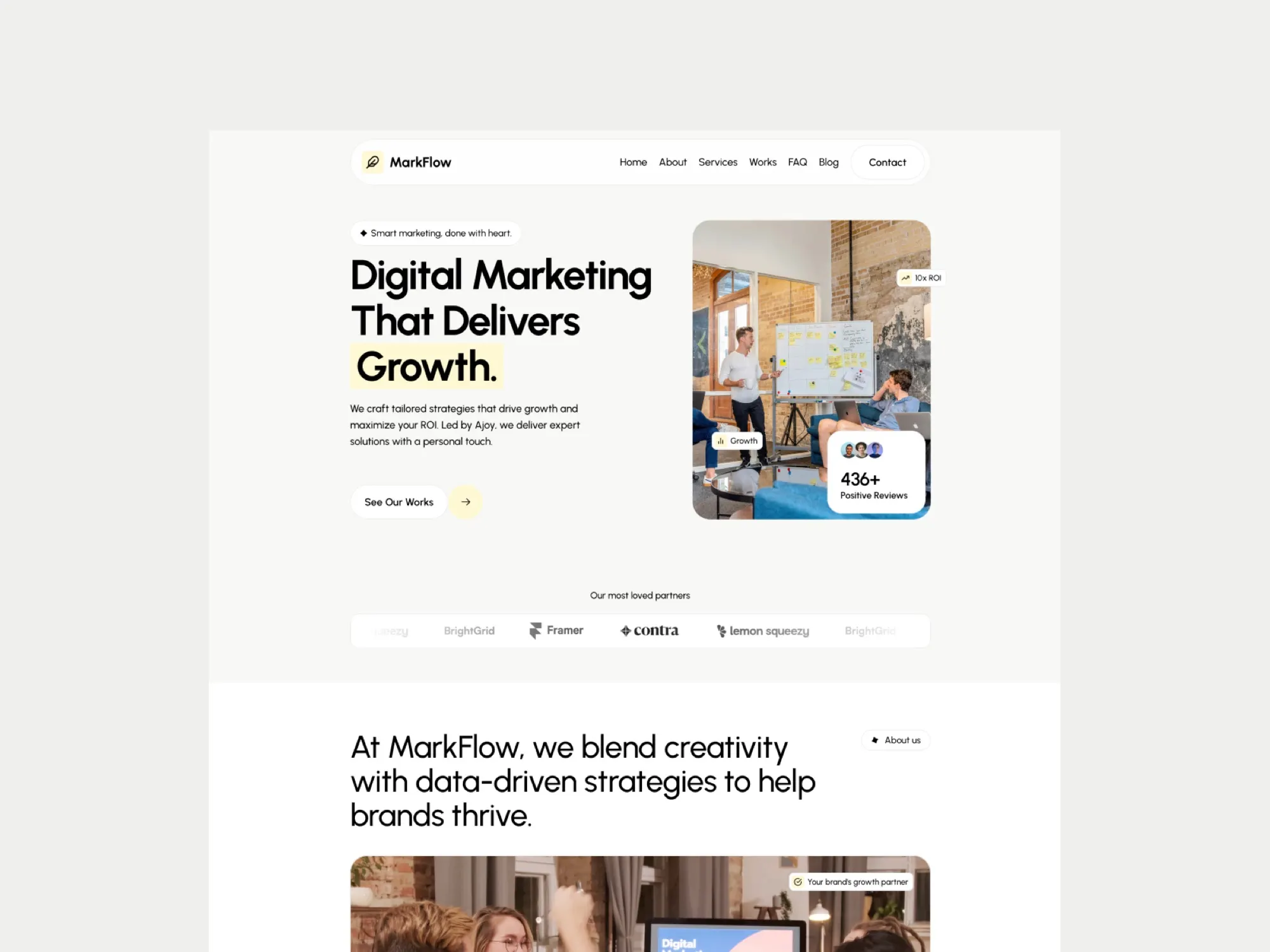 Markflow home page